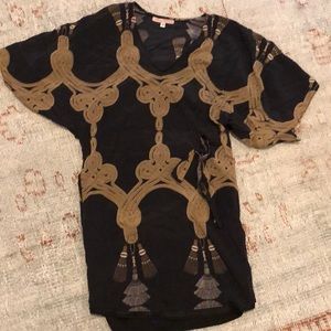 RARE Silk Mara Hoffman dress with two pockets